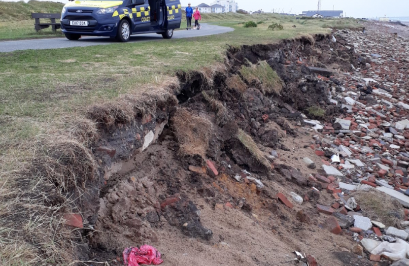 Coastal erosion