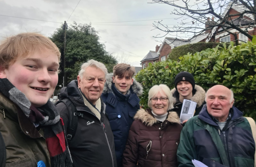 Conservative action team in Formby