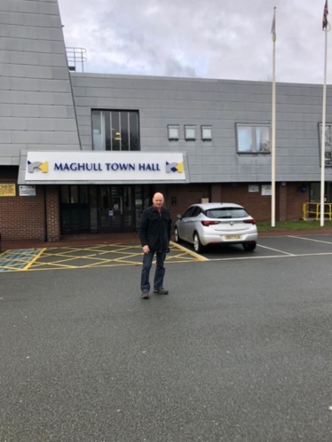 Ken Hughes Maghull Town Hall