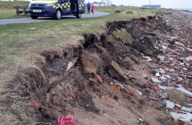 Coastal erosion