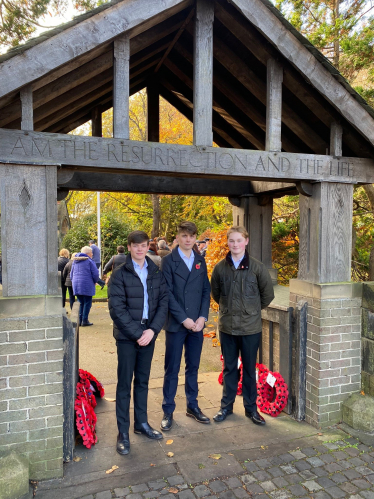 Maghull and Lydiate team at Remembrance Sunday